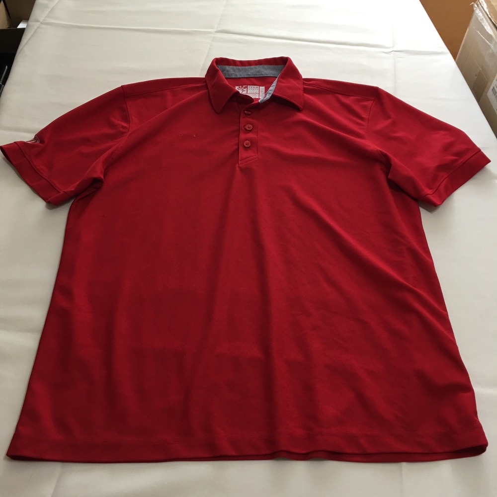 Oobe Chick-fil-A Polo Mens Large Red Short Sleeve Employee Uniform